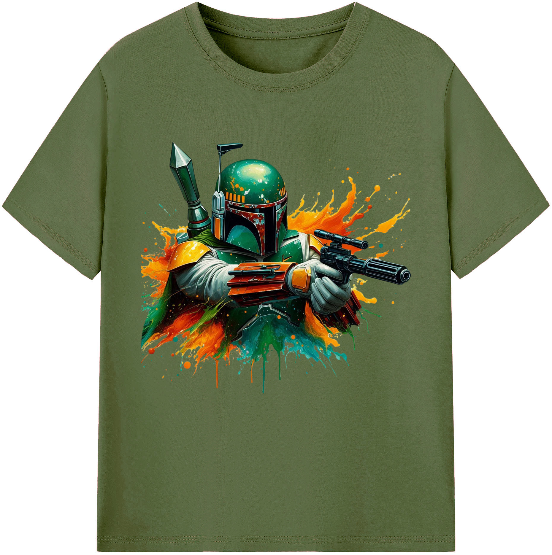 （画像用） スター・ウォーズ Star Wars 綿100％半袖Tシャツ（フロントプリント）